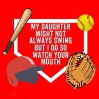 My Daughter Might Not Always Swing But I Do So Watch Your Mouth Santa Hat thumb 1