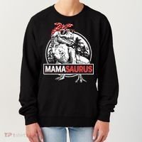 Mothers Day Mamasaurus T Rex Dinosaur Funny Mama Saurus Mother's Day Women's Sweatshirt thumb 0