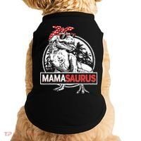 Mothers Day Mamasaurus T Rex Dinosaur Funny Mama Saurus Mother's Day Doggie Tank thumb 0