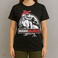 Mothers Day Mamasaurus T Rex Dinosaur Funny Mama Saurus Mother's Day T-Shirt thumb 4