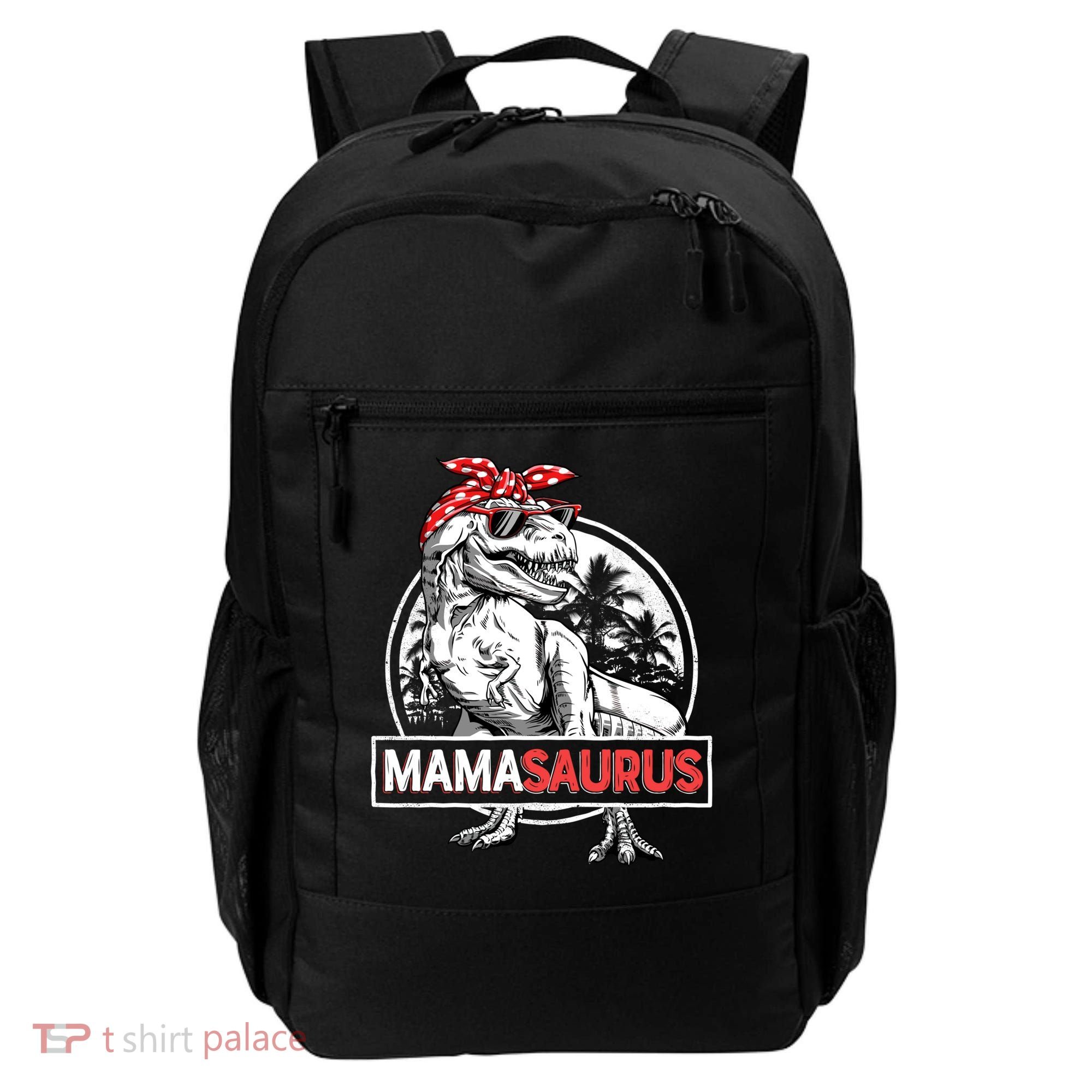 Mothers Day Mamasaurus T Rex Dinosaur Funny Mama Saurus Mother's Day Backpack