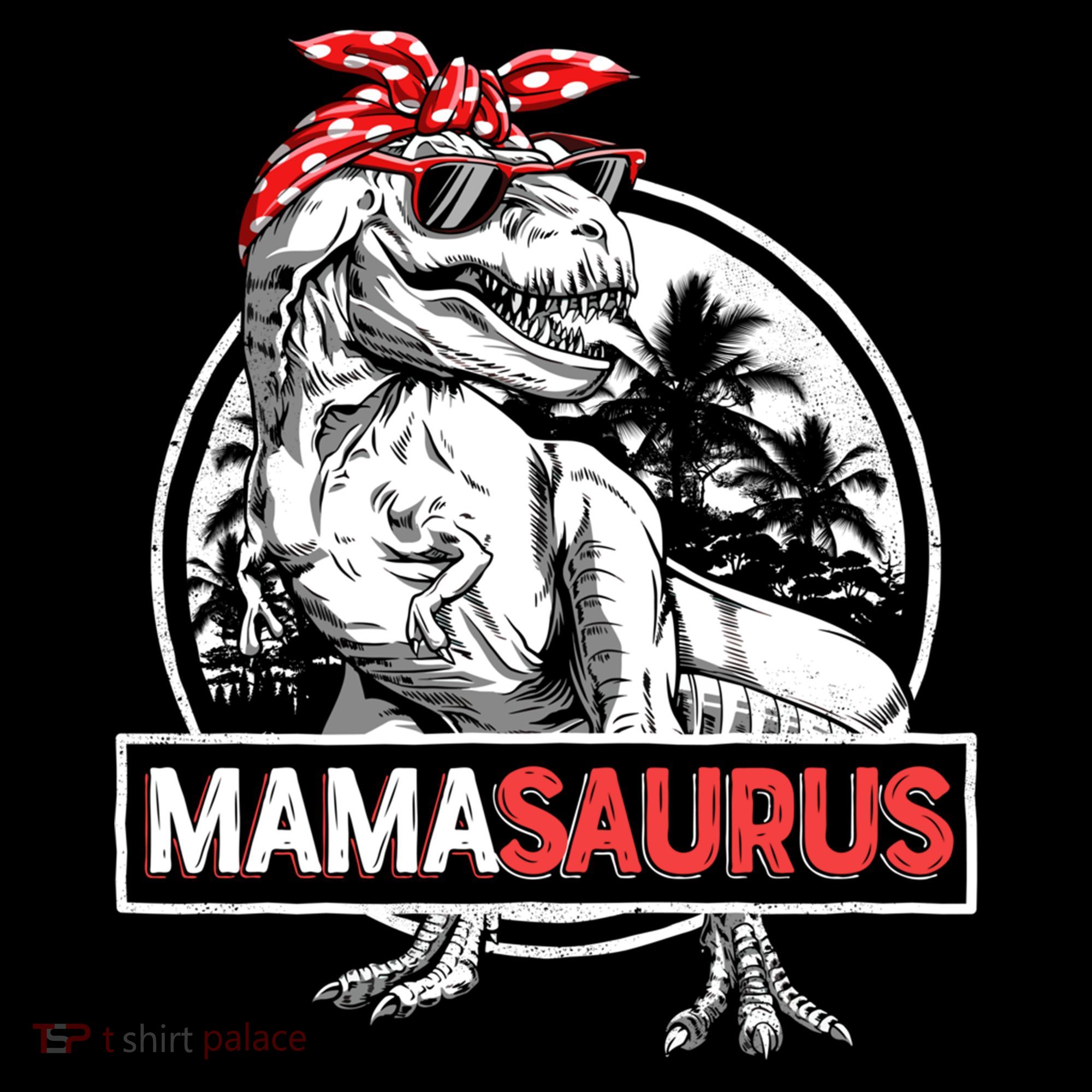 Mothers Day Mamasaurus T Rex Dinosaur Funny Mama Saurus Mother's Day Coffee Mug