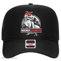 Mothers Day Mamasaurus T Rex Dinosaur Funny Mama Saurus Mother's Day Hat thumb 0
