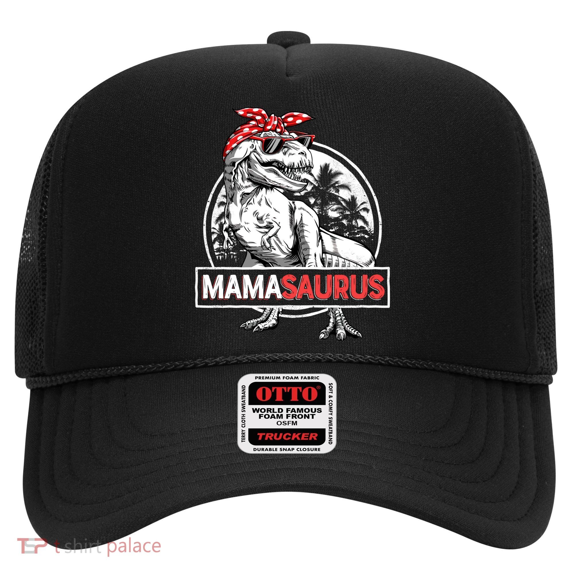 Mothers Day Mamasaurus T Rex Dinosaur Funny Mama Saurus Mother's Day Hat
