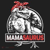 Mothers Day Mamasaurus T Rex Dinosaur Funny Mama Saurus Mother's Day Hat thumb 2