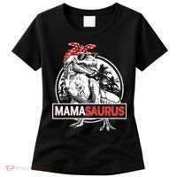 Mothers Day Mamasaurus T Rex Dinosaur Funny Mama Saurus Mother's Day Women's T-Shirt thumb 0