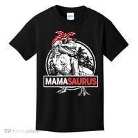 Mothers Day Mamasaurus T Rex Dinosaur Funny Mama Saurus Mother's Day Kids T-Shirt thumb 0