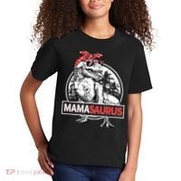 Mothers Day Mamasaurus T Rex Dinosaur Funny Mama Saurus Mother's Day Kids T-Shirt thumb 2