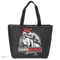 Mothers Day Mamasaurus T Rex Dinosaur Funny Mama Saurus Mother's Day Tote Bag thumb 0