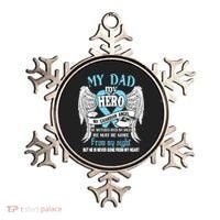 My Dad My Hero My Guardian Angel He Watches Over My Back Gift Ornament thumb 0