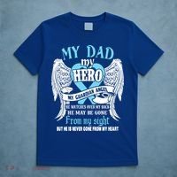 My Dad My Hero My Guardian Angel He Watches Over My Back Gift T-Shirt thumb 5