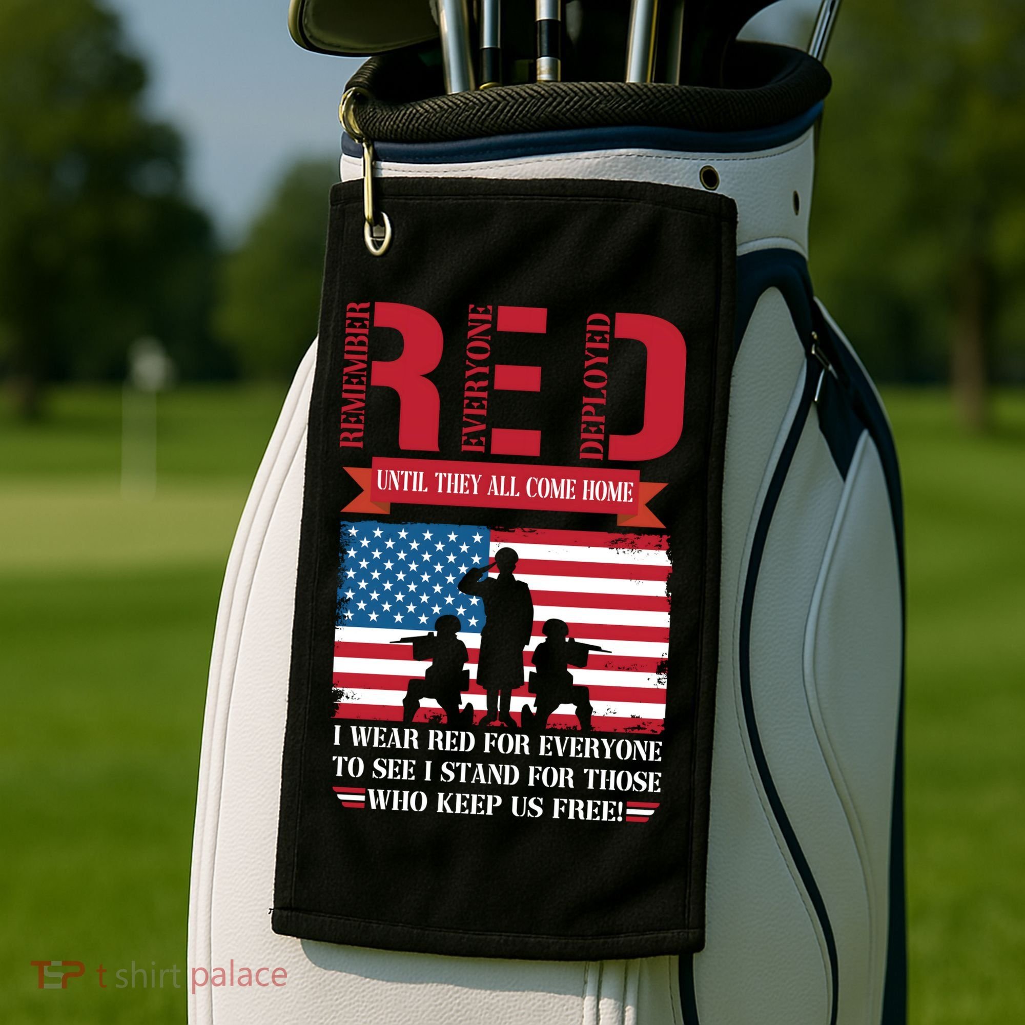 Memorial Day Golf Towel