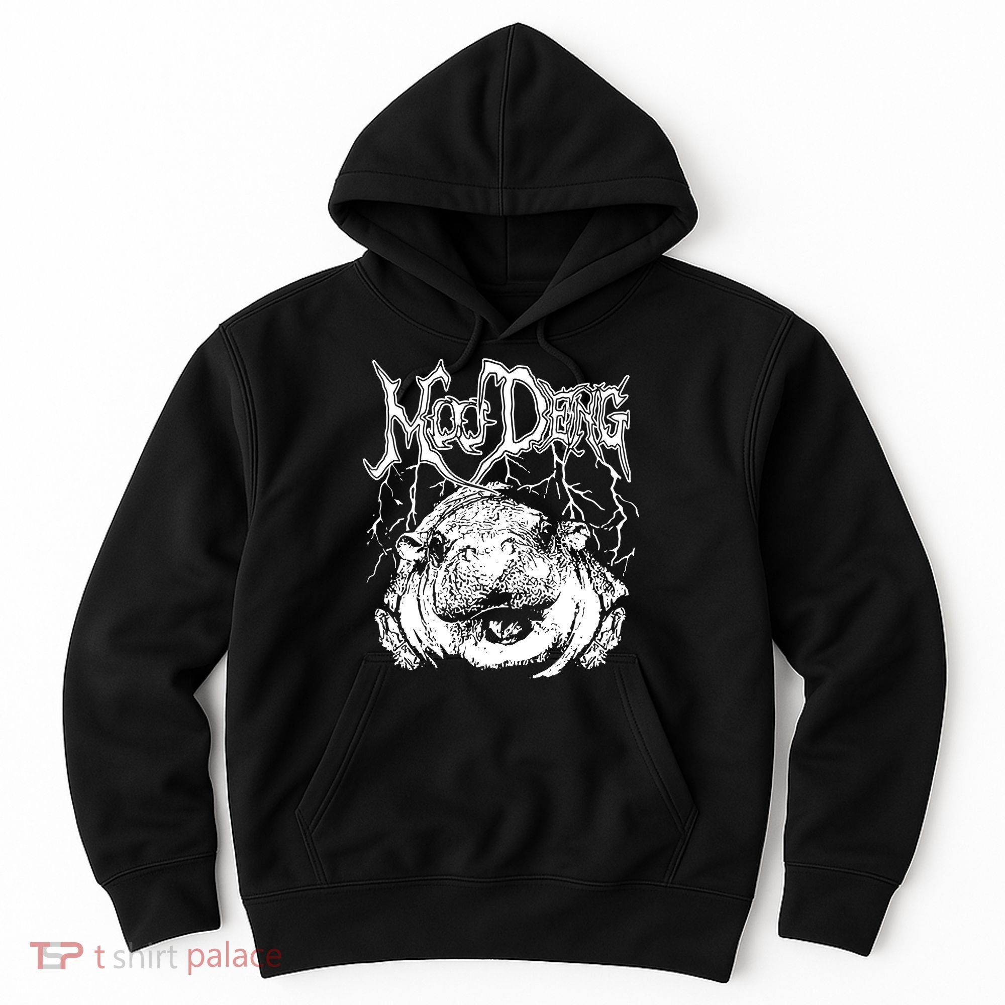 Moo Deng Metal Hoodie
