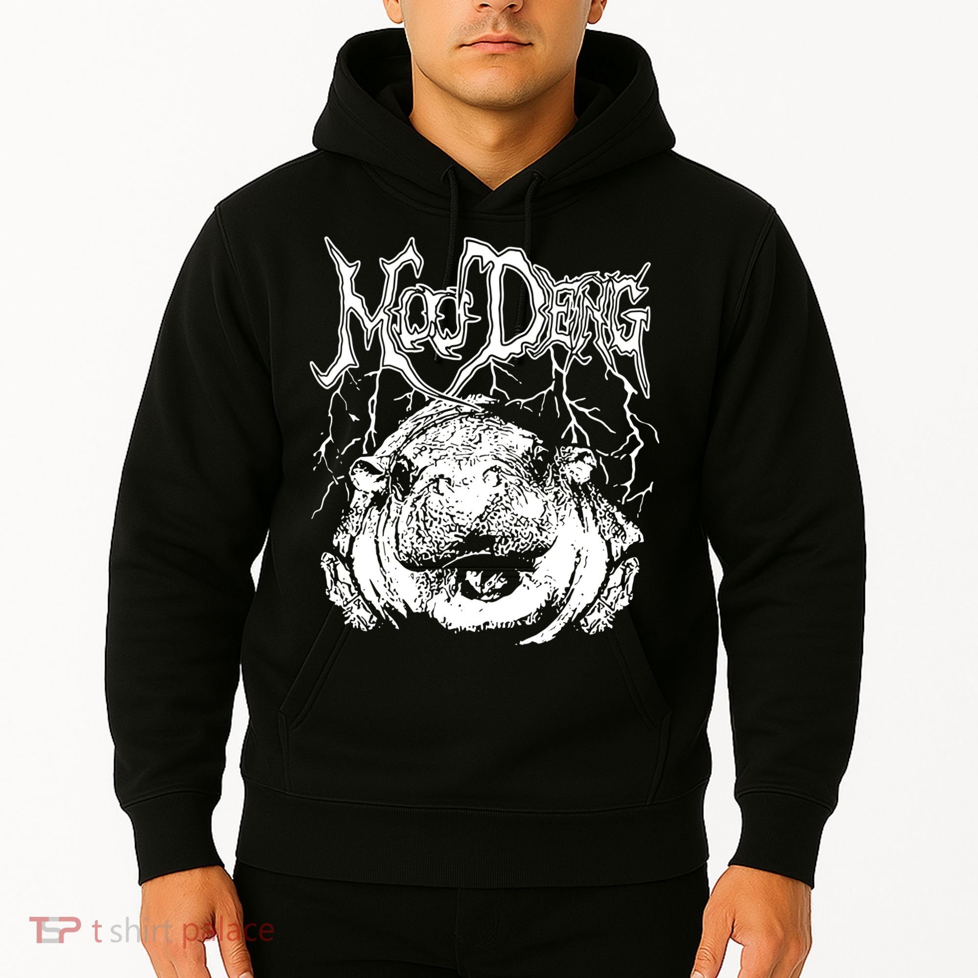 Moo Deng Metal Hoodie