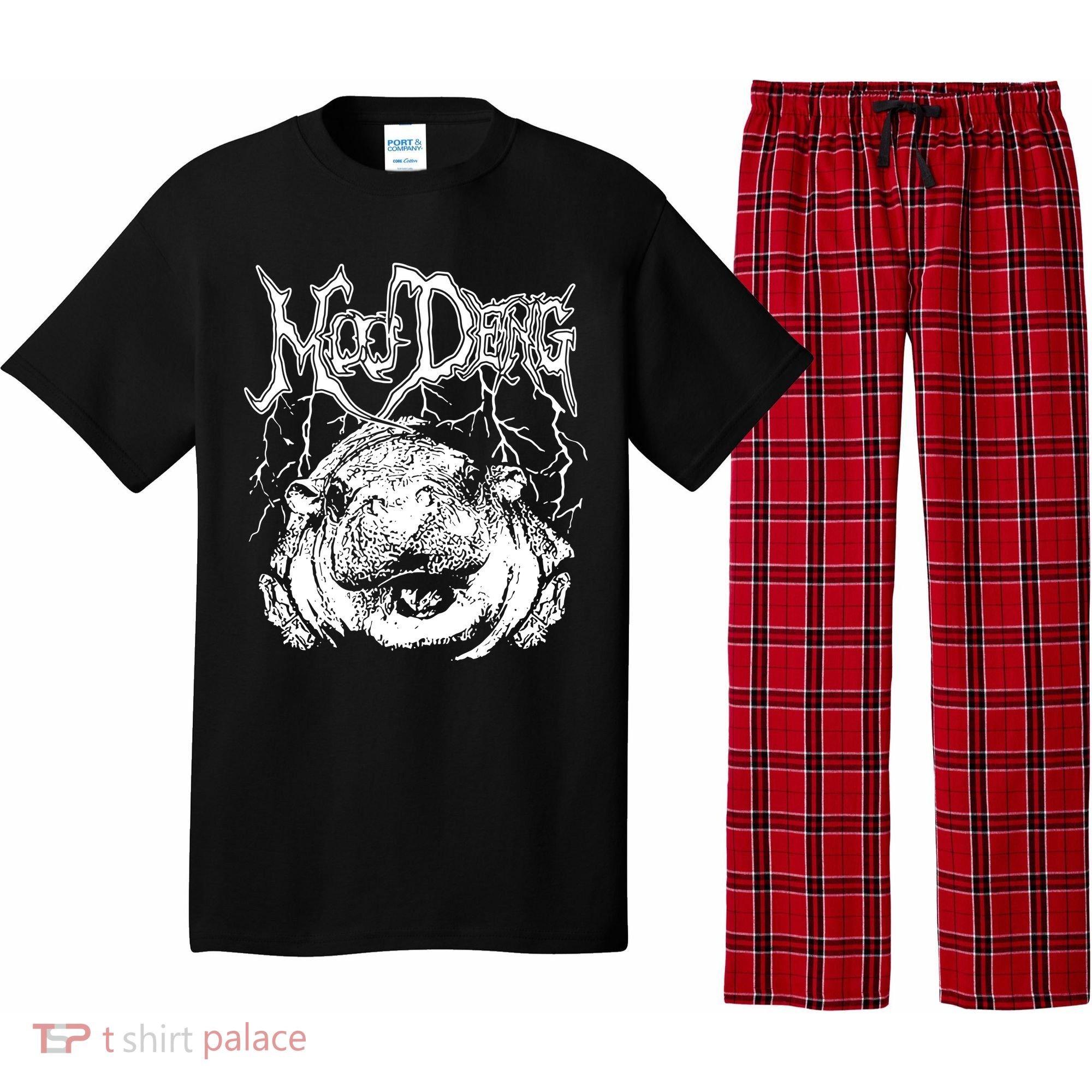 Moo Deng Metal Pajama Set