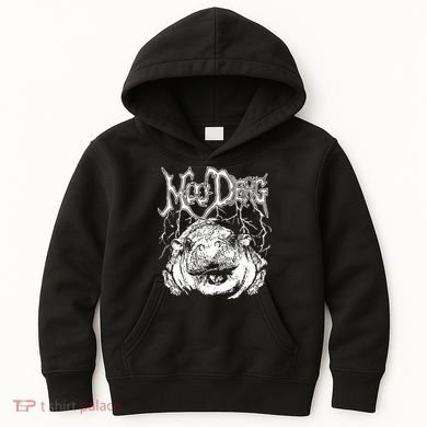 Moo Deng Metal Kids Hoodie