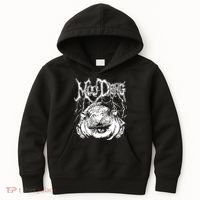 Moo Deng Metal Kids Hoodie thumb 0