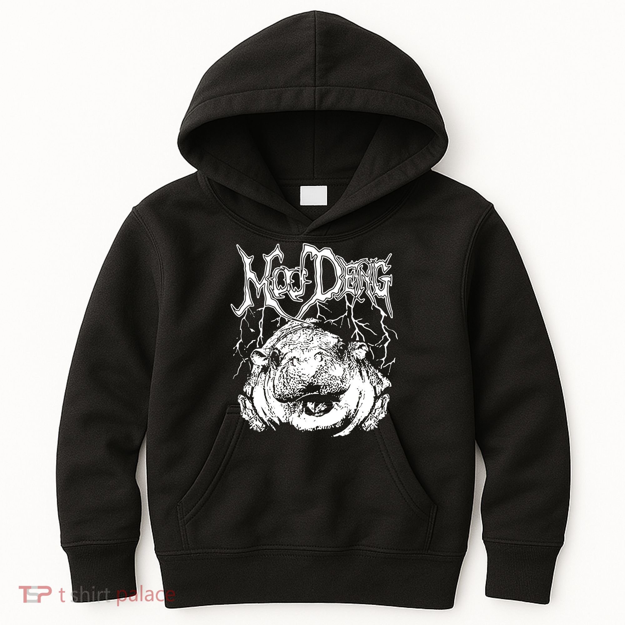 Moo Deng Metal Kids Hoodie