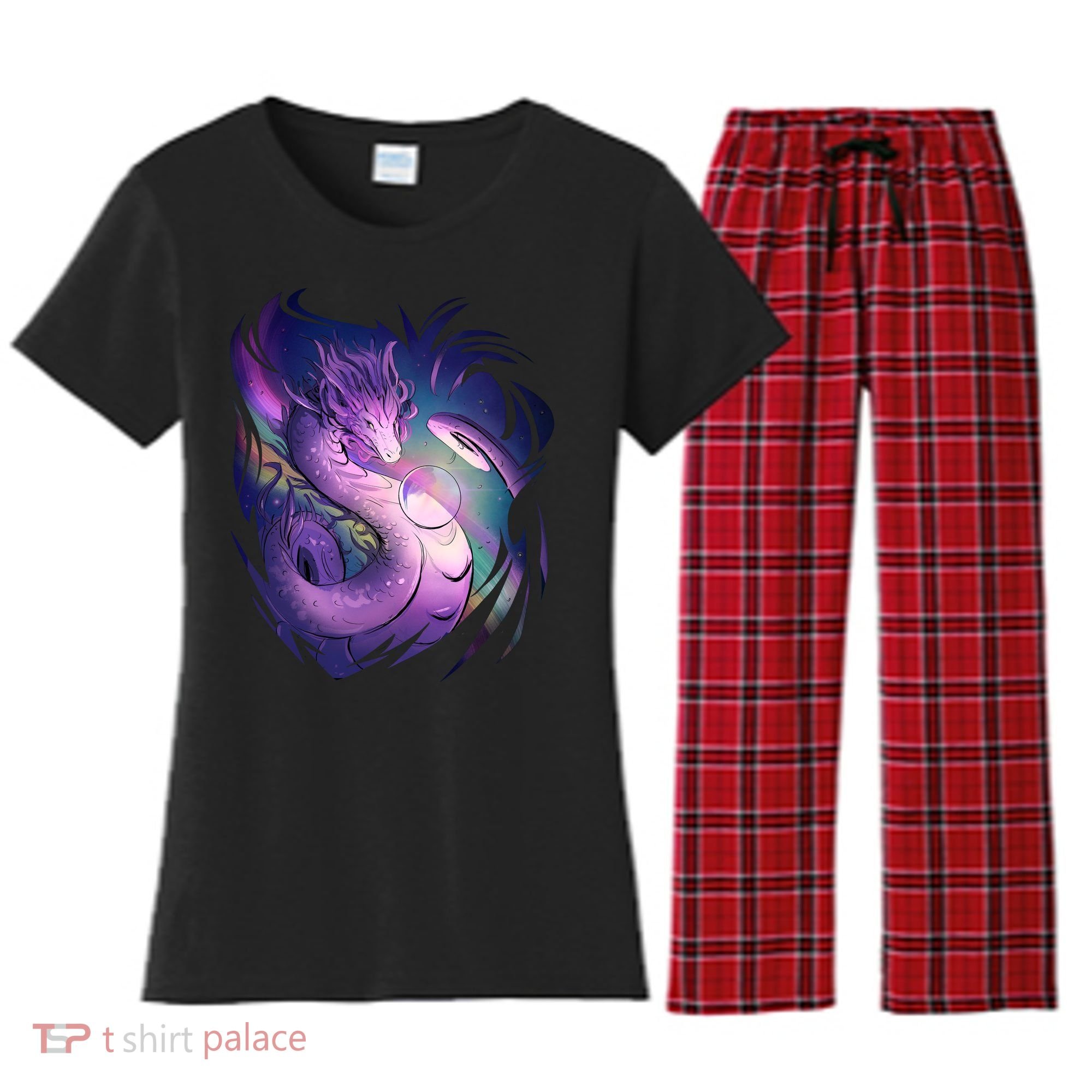 Mystical Dragon Women's Flannel Pajama Set