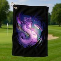 Mystical Dragon Golf Towel thumb 1