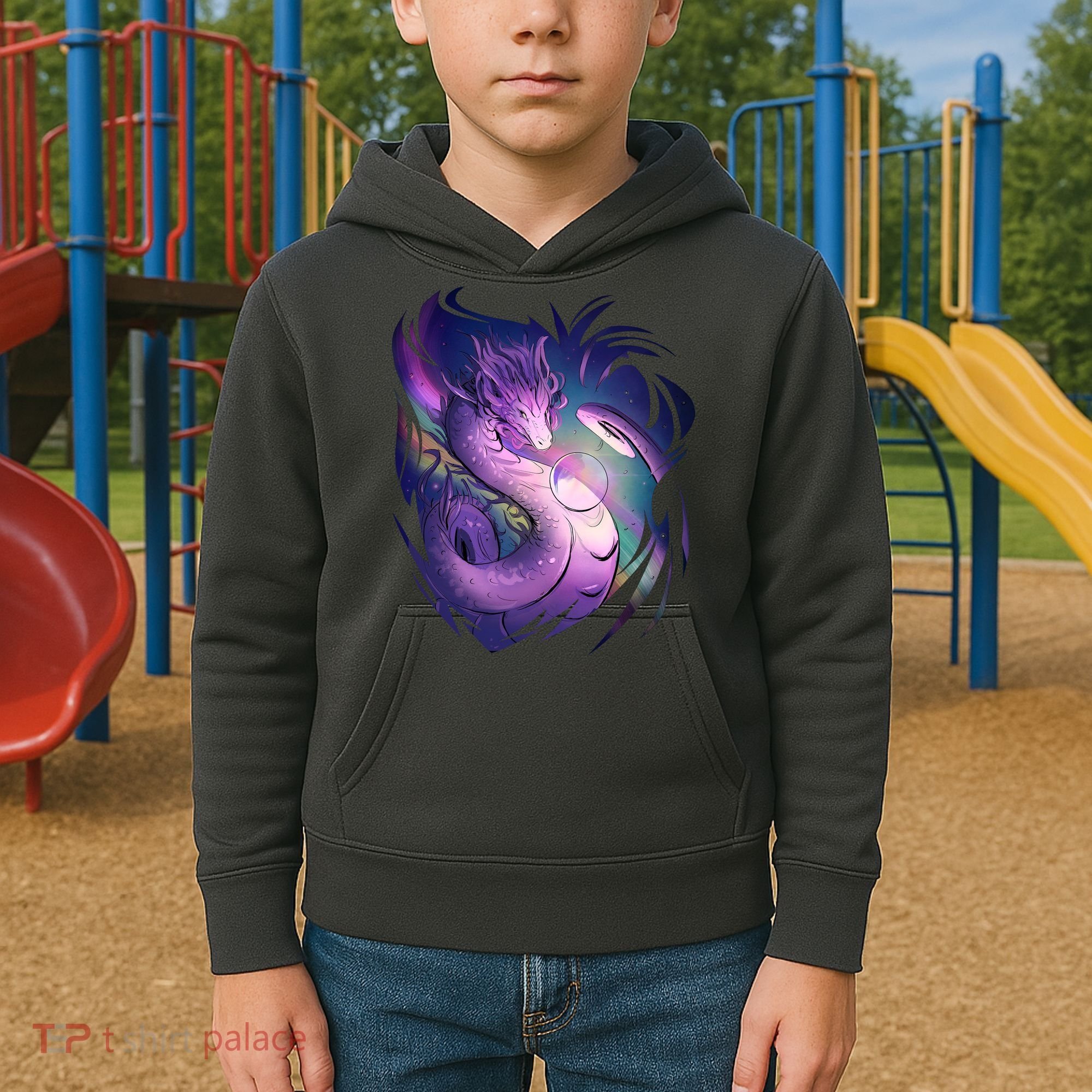 Mystical Dragon Kids Hoodie