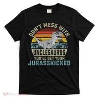 Mens Don't Mess With Unclesaurus You'll Get Jurasskicked Uncle T-Shirt thumb 0