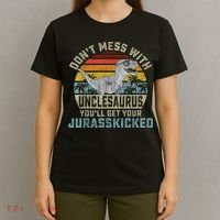 Mens Don't Mess With Unclesaurus You'll Get Jurasskicked Uncle T-Shirt thumb 4