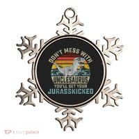 Mens Don't Mess With Unclesaurus You'll Get Jurasskicked Uncle Ornament thumb 0