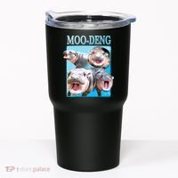 Moo Deng Meme Hippo Funny Tumbler thumb 0
