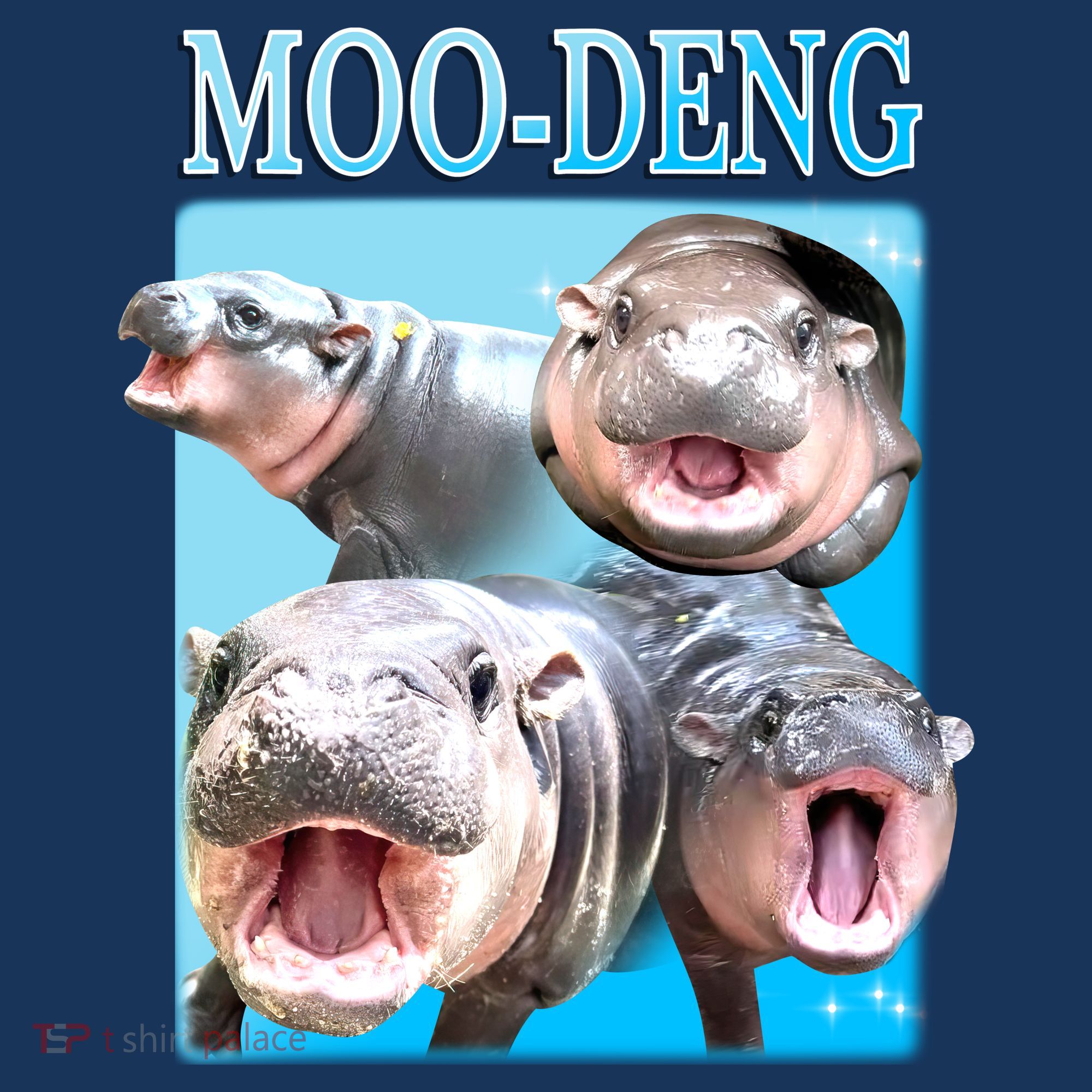 Moo Deng Meme Hippo Funny Women's Sweatshirt