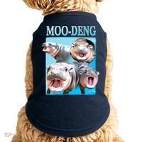 Moo Deng Meme Hippo Funny Doggie Tank thumb 0