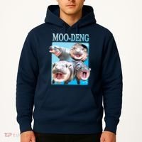 Moo Deng Meme Hippo Funny Hoodie thumb 2