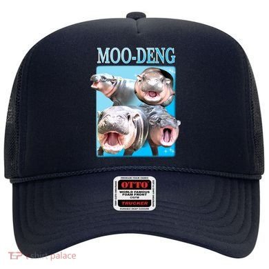 Moo Deng Meme Hippo Funny Hat