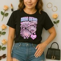 Moo Deng Comfort Colors Boxy T-Shirt thumb 2
