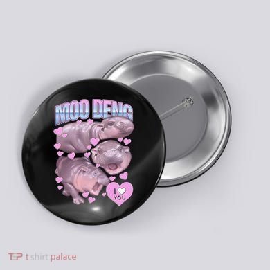 Moo Deng Button