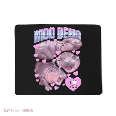 Moo Deng Mousepad