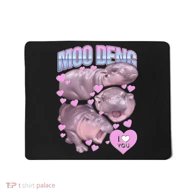Moo Deng Mousepad