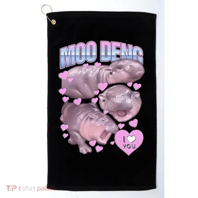 Moo Deng Golf Towel