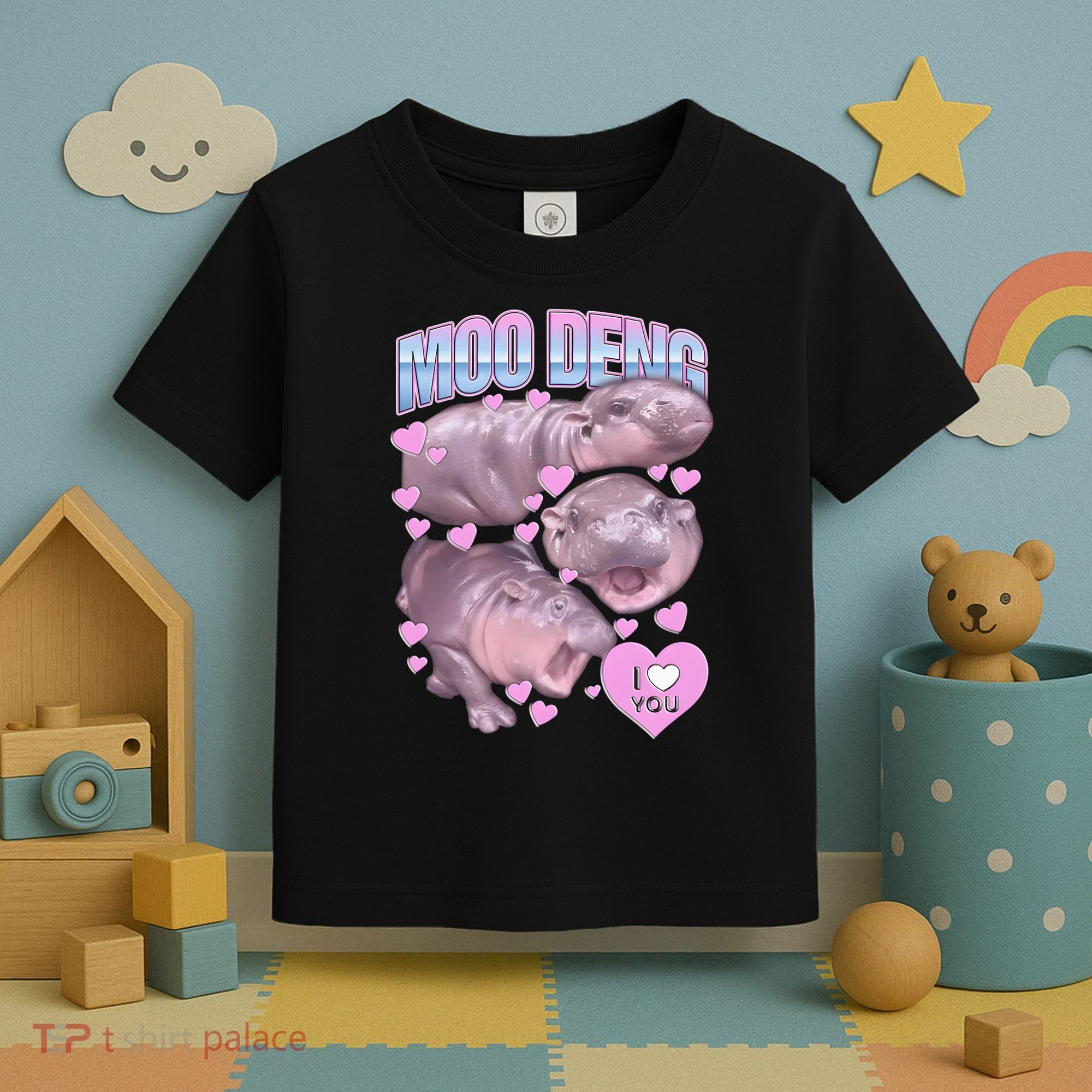 Moo Deng Toddler T-Shirt