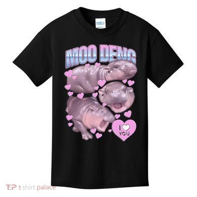 Moo Deng Kids T-Shirt