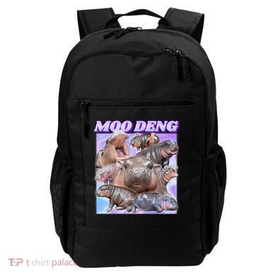 Moo Deng Meme Hippo Backpack