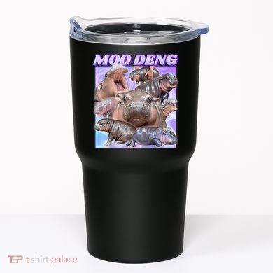 Moo Deng Meme Hippo Tumbler