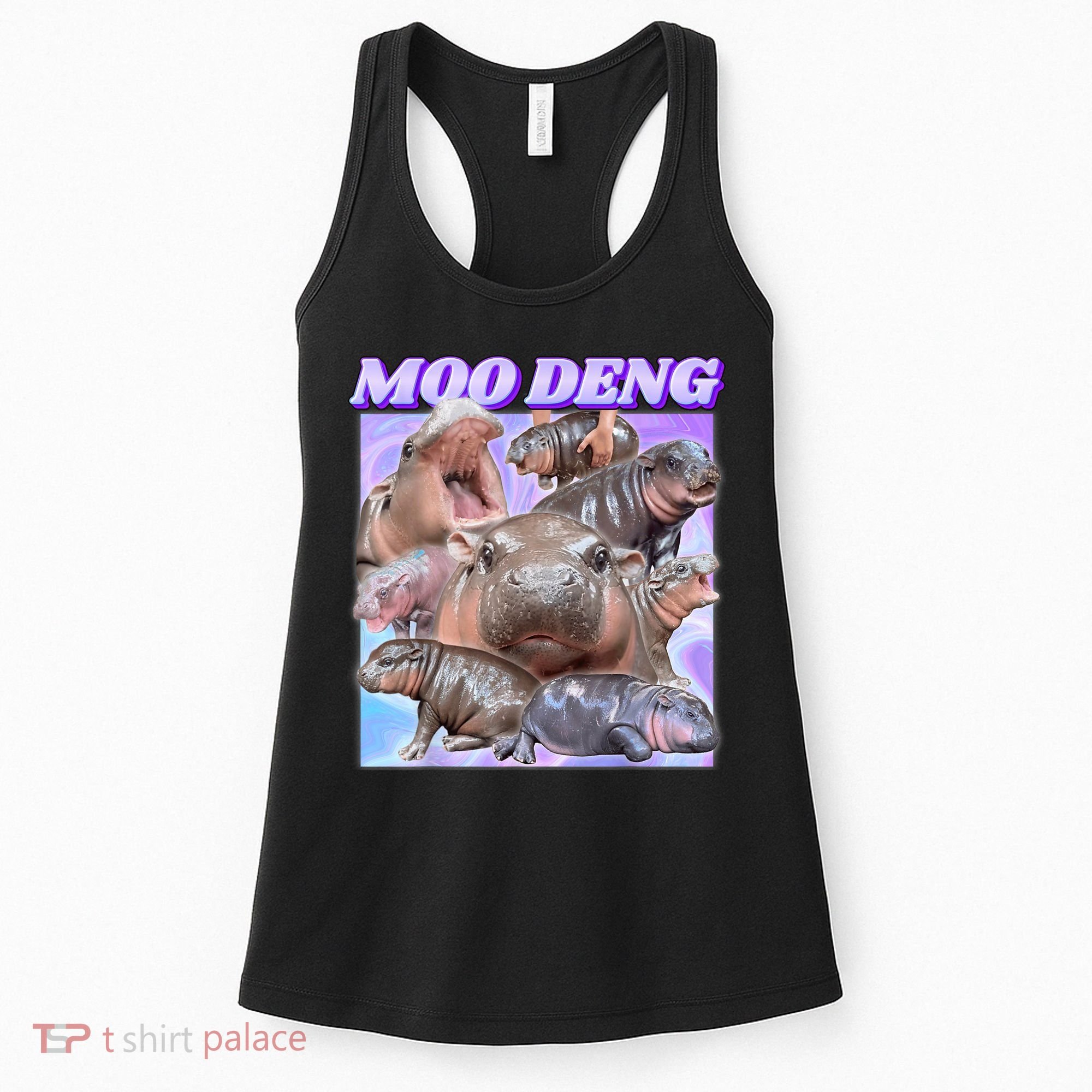 Moo Deng Meme Hippo Women's Tank Top