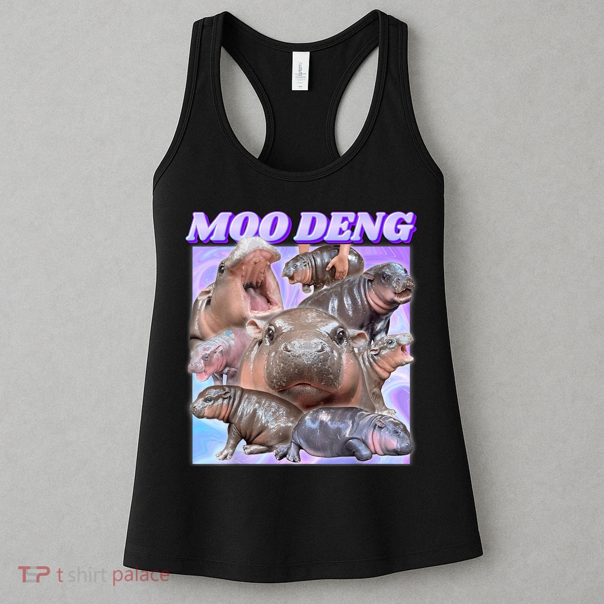 Moo Deng Meme Hippo Women's Tank Top