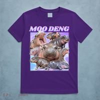 Moo Deng Meme Hippo T-Shirt thumb 5