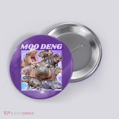 Moo Deng Meme Hippo Button