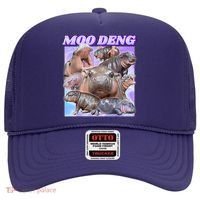 Moo Deng Meme Hippo Hat thumb 0