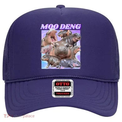 Moo Deng Meme Hippo Hat