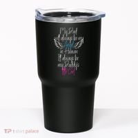 My Dad My Angel In Heaven In Loving Memory Of My Dad Tumbler thumb 0