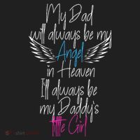 My Dad My Angel In Heaven In Loving Memory Of My Dad Golf Towel thumb 3